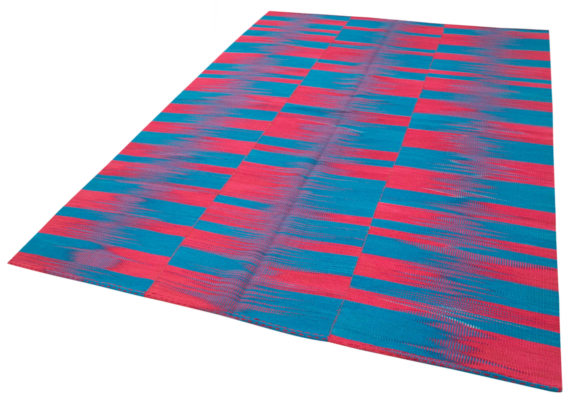 7x9 Multicolor Contemporary Kilim Rug - 21951