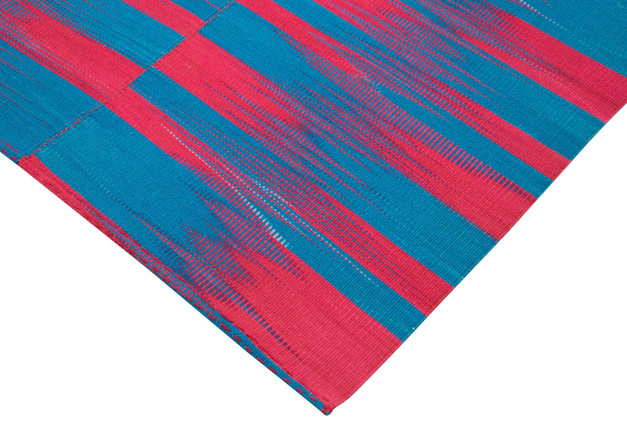 7x9 Multicolor Contemporary Kilim Rug - 21951