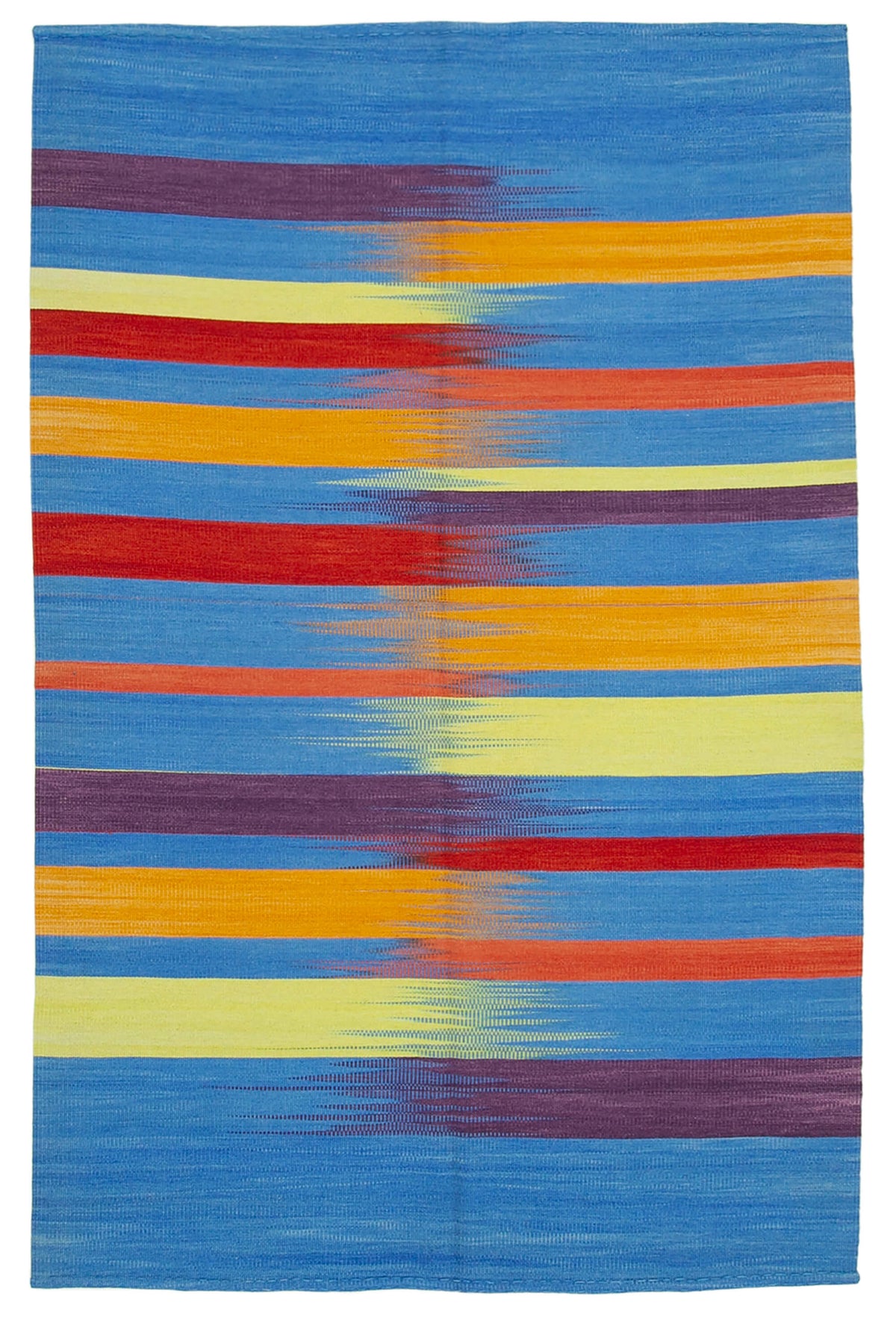 6x9 Multicolor Contemporary Kilim Rug - 21958