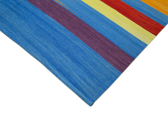 6x9 Multicolor Contemporary Kilim Rug - 21958