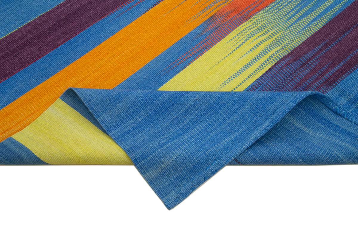 6x9 Multicolor Contemporary Kilim Rug - 21958