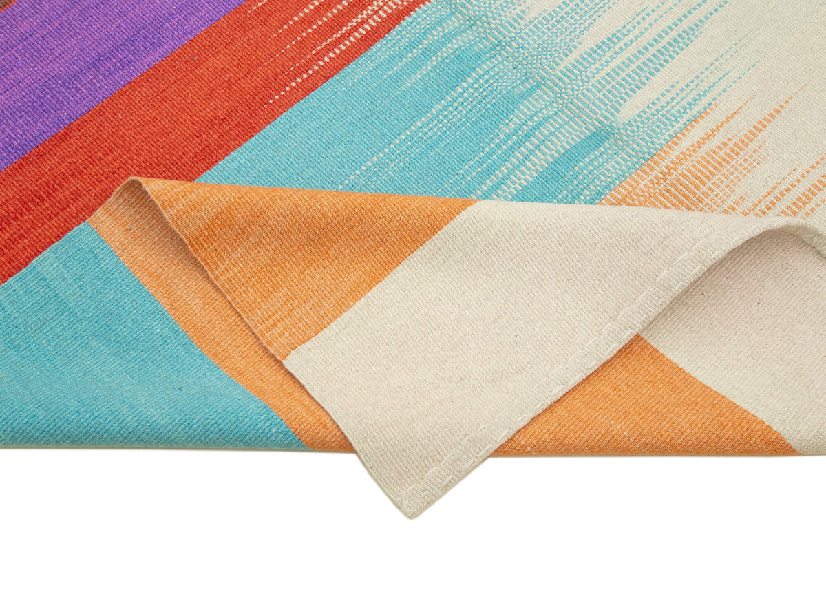 6x9 Multicolor Contemporary Kilim Rug - 21961
