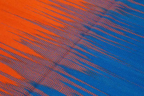 6x9 Blue Contemporary Kilim Rug - 21964