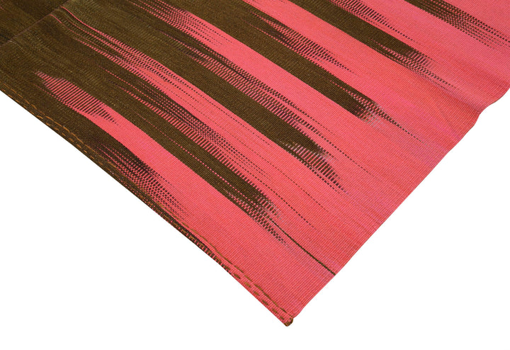 6x9 Pink Contemporary Kilim Rug - 21975