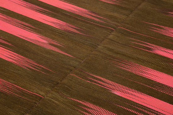 6x9 Pink Contemporary Kilim Rug - 21975