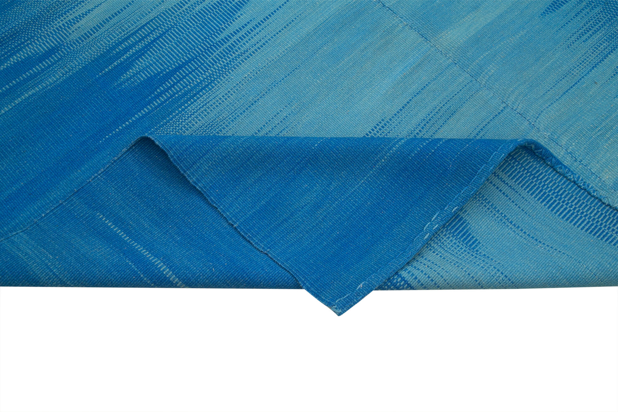 7x9 Blue Contemporary Kilim Rug - 21978