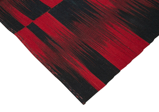 7x9 Red Contemporary Kilim Rug - 21982