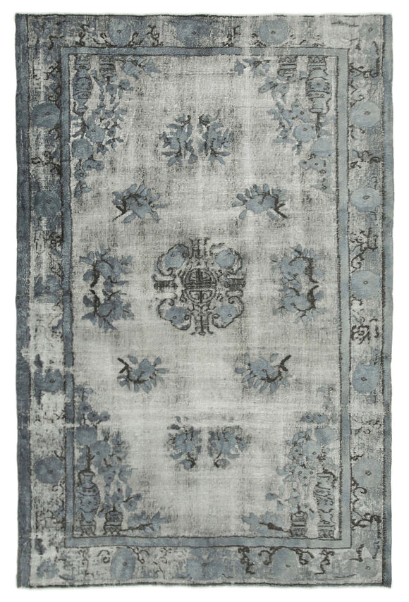 6x9 Grey Over Dyed Rug - 21998