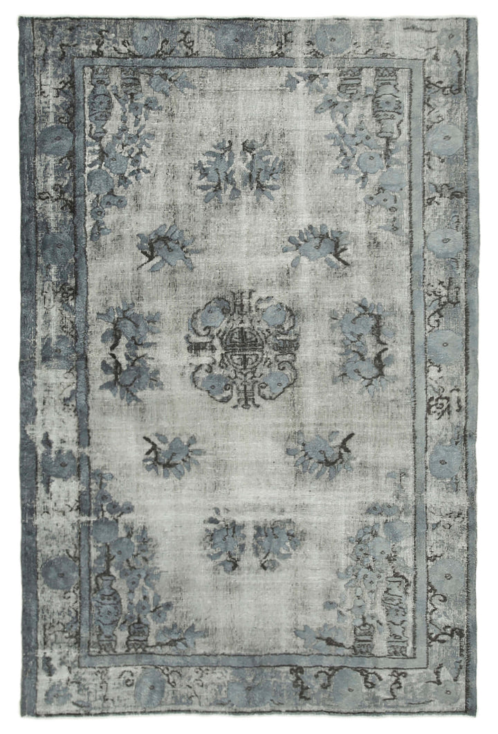 6x9 Grey Over Dyed Rug - 21998