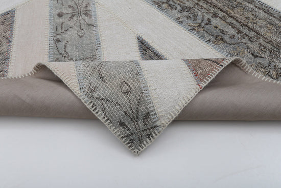 7x10 British Flag Patchwork Rug - 22002