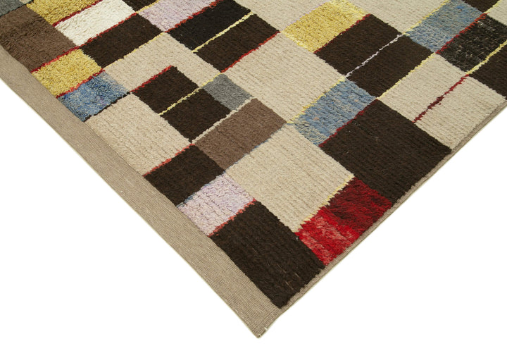 8x11 Beige Modern Area Rug - 22015