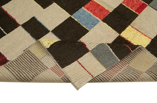 8x11 Beige Modern Area Rug - 22015