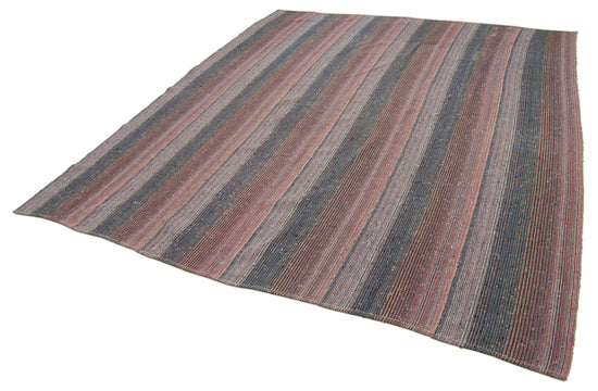 8x9 Multicolor Anatolian Kilim Rug - 22024
