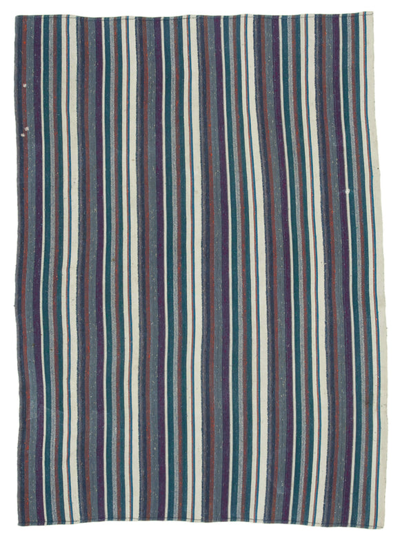 6x9 Purple Anatolian Kilim Rug - 22025