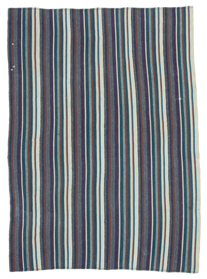 6x9 Purple Anatolian Kilim Rug - 22025