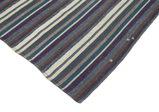 6x9 Purple Anatolian Kilim Rug - 22025