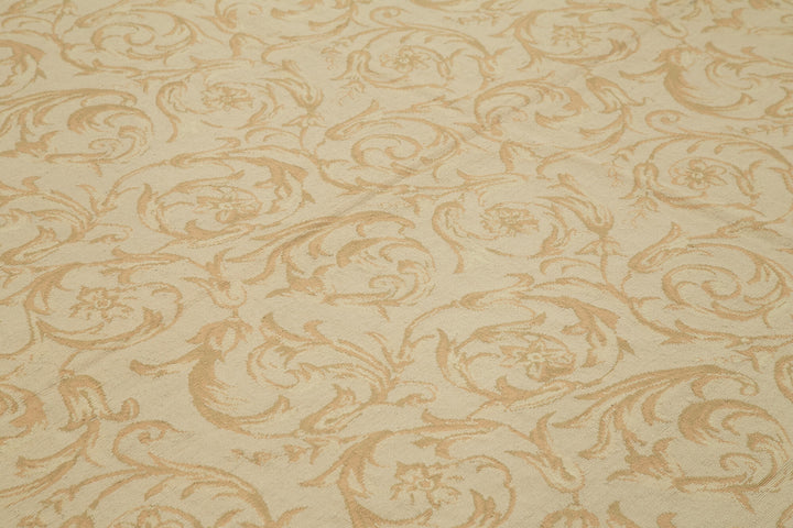 10x15 Beige Needlepoint Kilim Rug - 22050