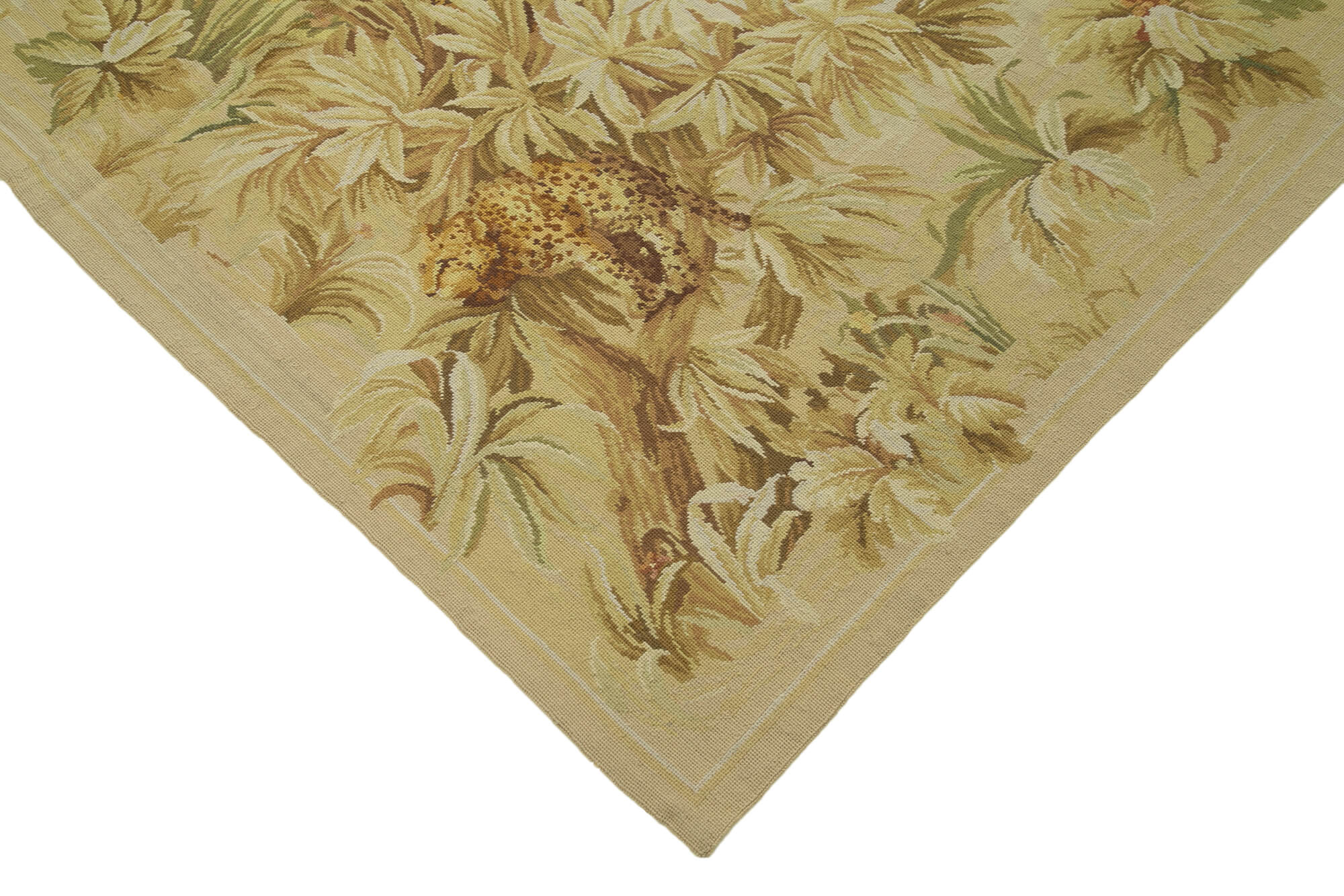 6x9 Beige Needlepoint Kilim Rug - 22092