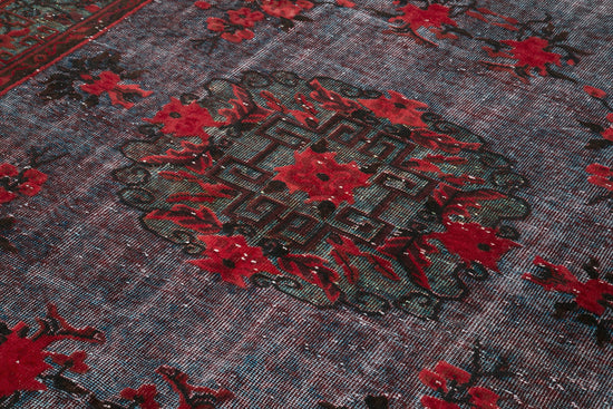 6x10 Red Over Dyed Rug - 22104