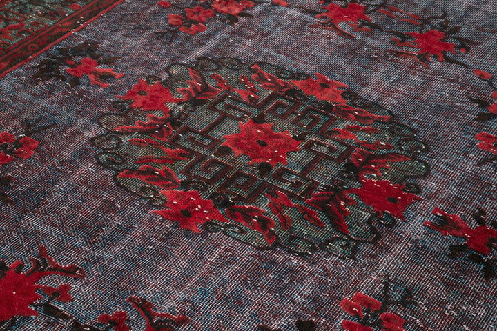6x10 Red Over Dyed Rug - 22104