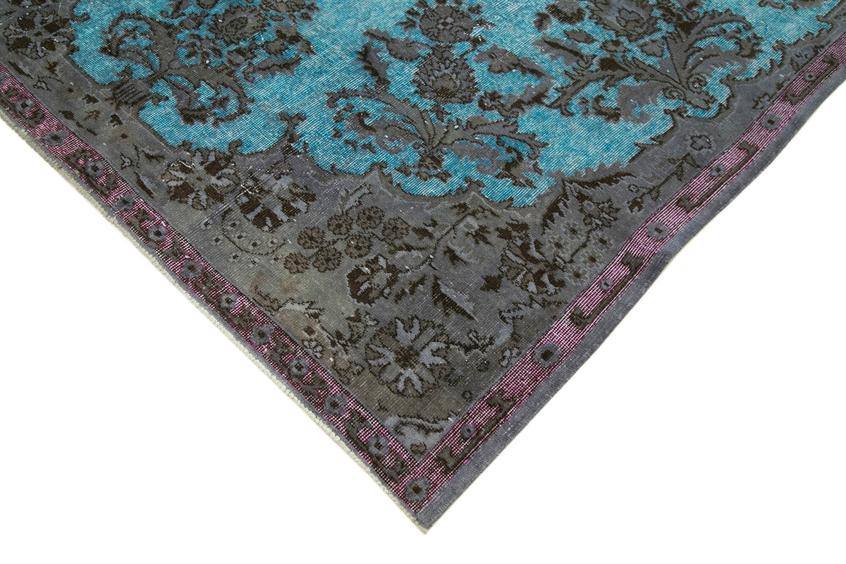 7x10 Blue Over Dyed Rug - 22105