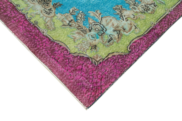 6x10 Multicolor Over Dyed Rug - 22107