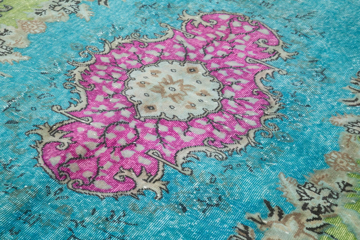 6x10 Multicolor Over Dyed Rug - 22107