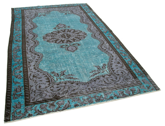 6x9 Turquoise Over Dyed Rug - 22124