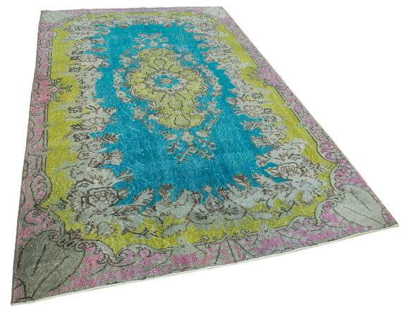 6x9 Multicolor Over Dyed Rug - 22127