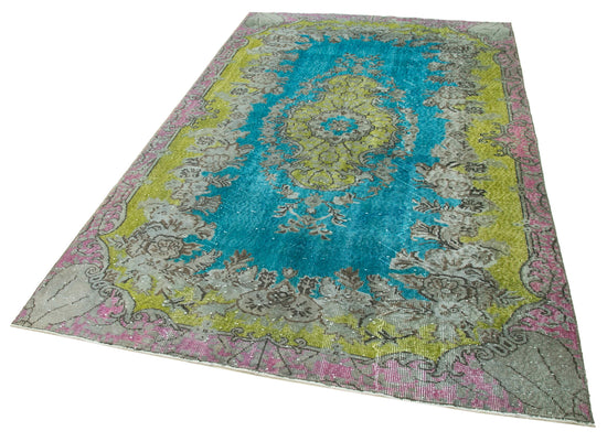6x9 Multicolor Over Dyed Rug - 22127