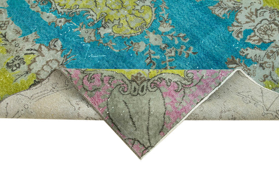 6x9 Multicolor Over Dyed Rug - 22127