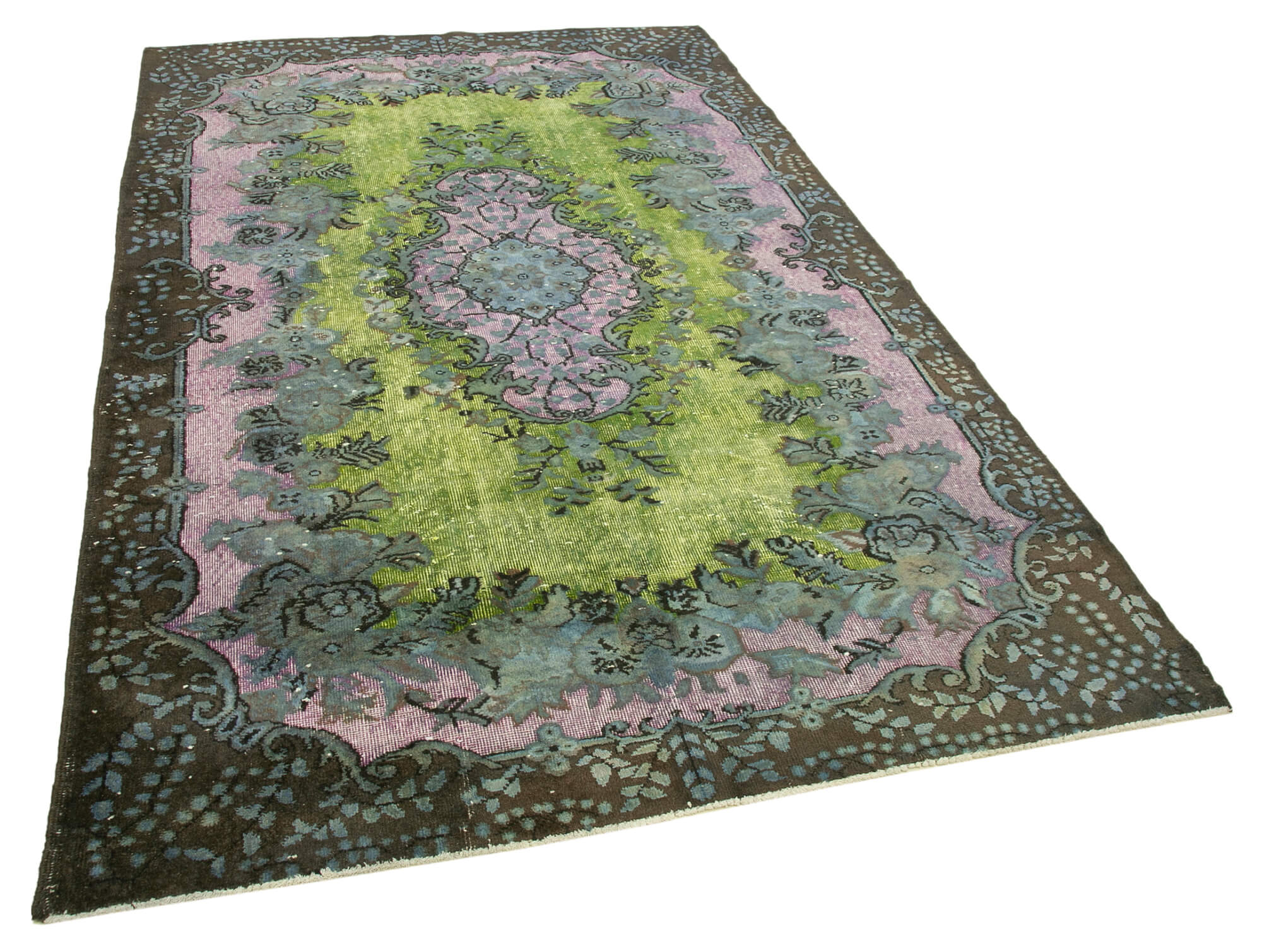6x9 Brown Over Dyed Rug - 22129
