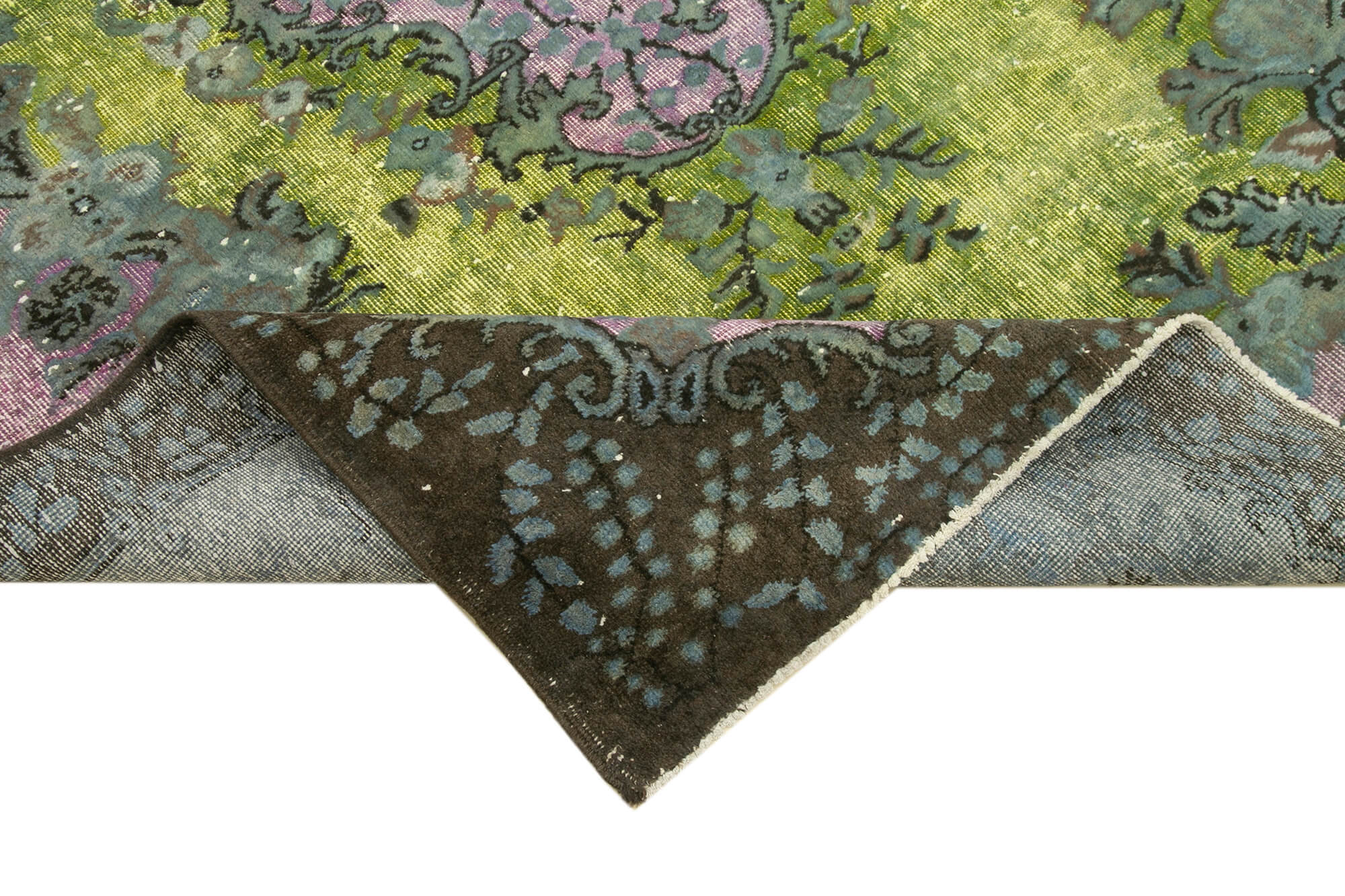 6x9 Brown Over Dyed Rug - 22129