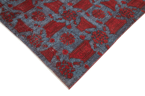 6x10 Red Over Dyed Rug - 22130