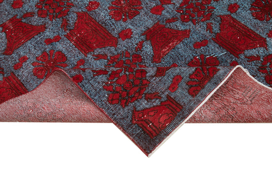 6x10 Red Over Dyed Rug - 22130