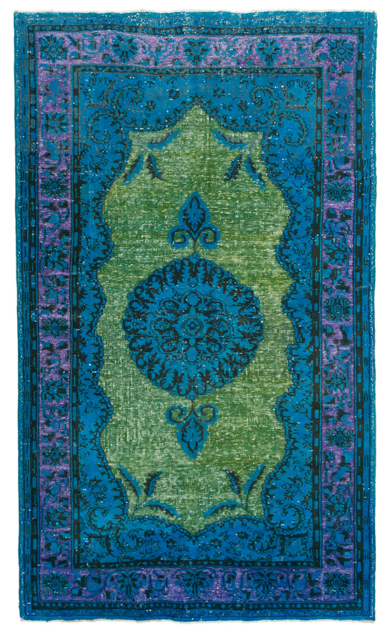 6x10 Blue Over Dyed Rug - 22140