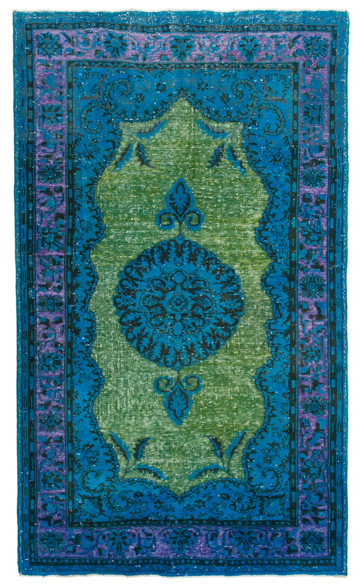 6x10 Blue Over Dyed Rug - 22140