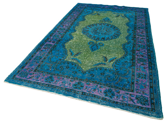 6x10 Blue Over Dyed Rug - 22140