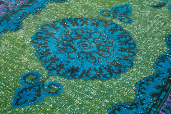 6x10 Blue Over Dyed Rug - 22140