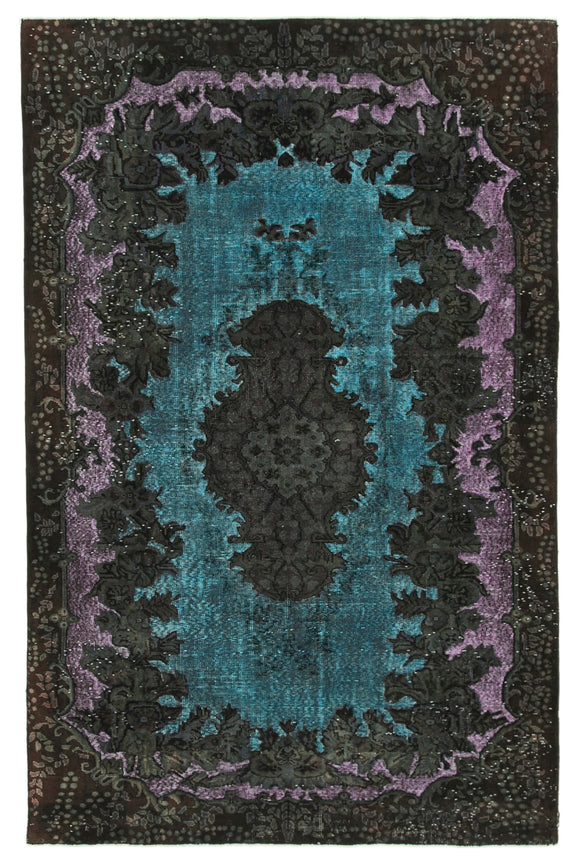 6x9 Brown Over Dyed Rug - 22144