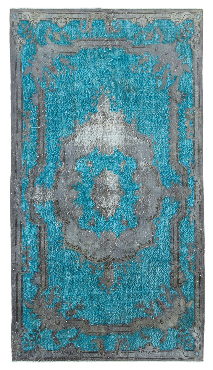 5x9 Grey Over Dyed Rug - 22149