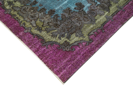 5x9 Purple Over Dyed Rug - 22160