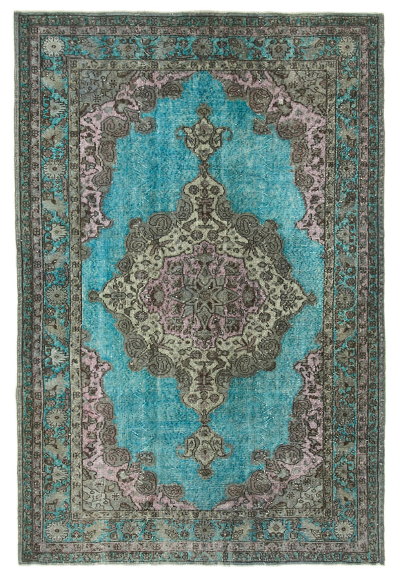 6x9 Grey Over Dyed Rug - 22280