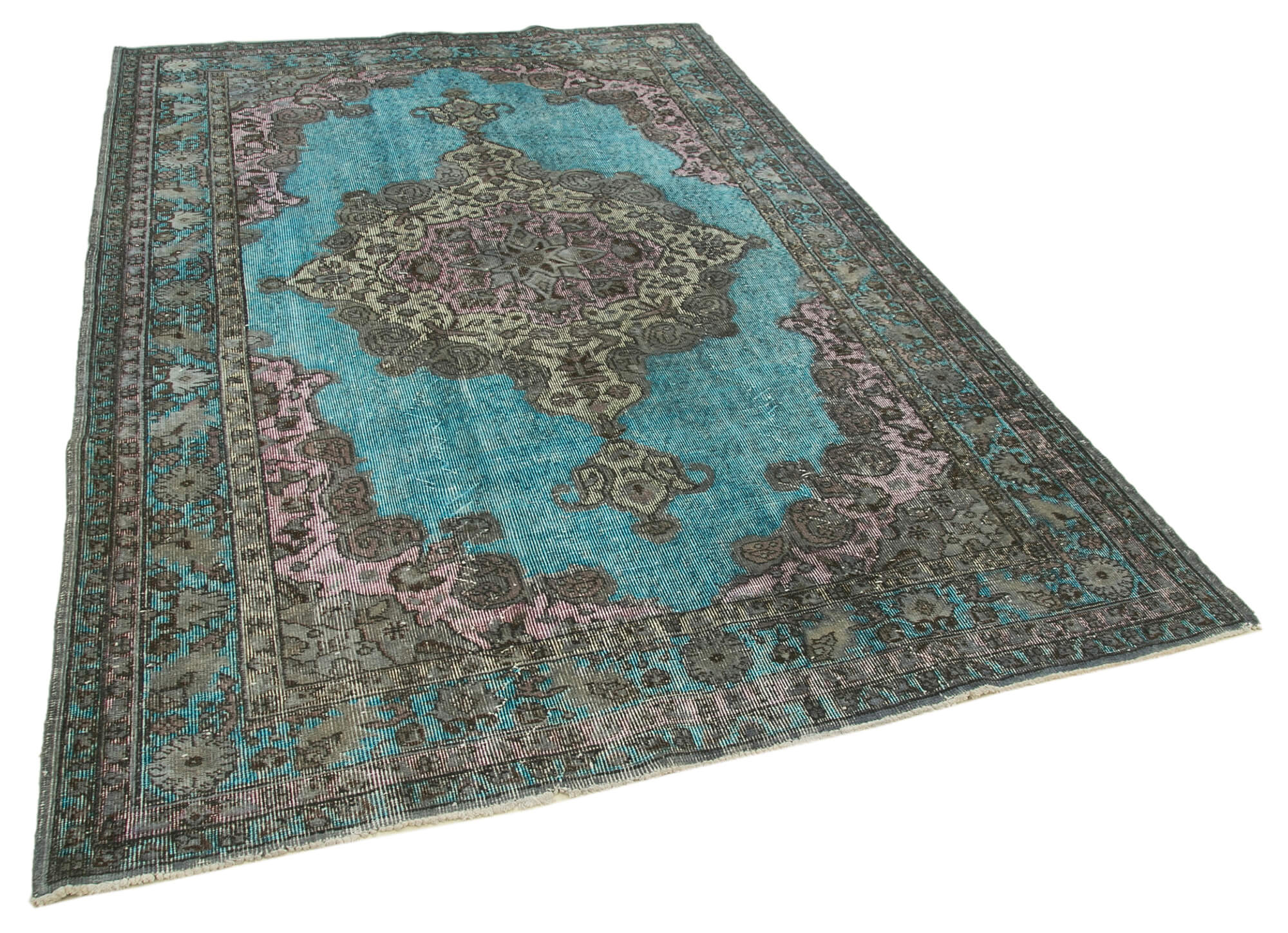 6x9 Grey Over Dyed Rug - 22280