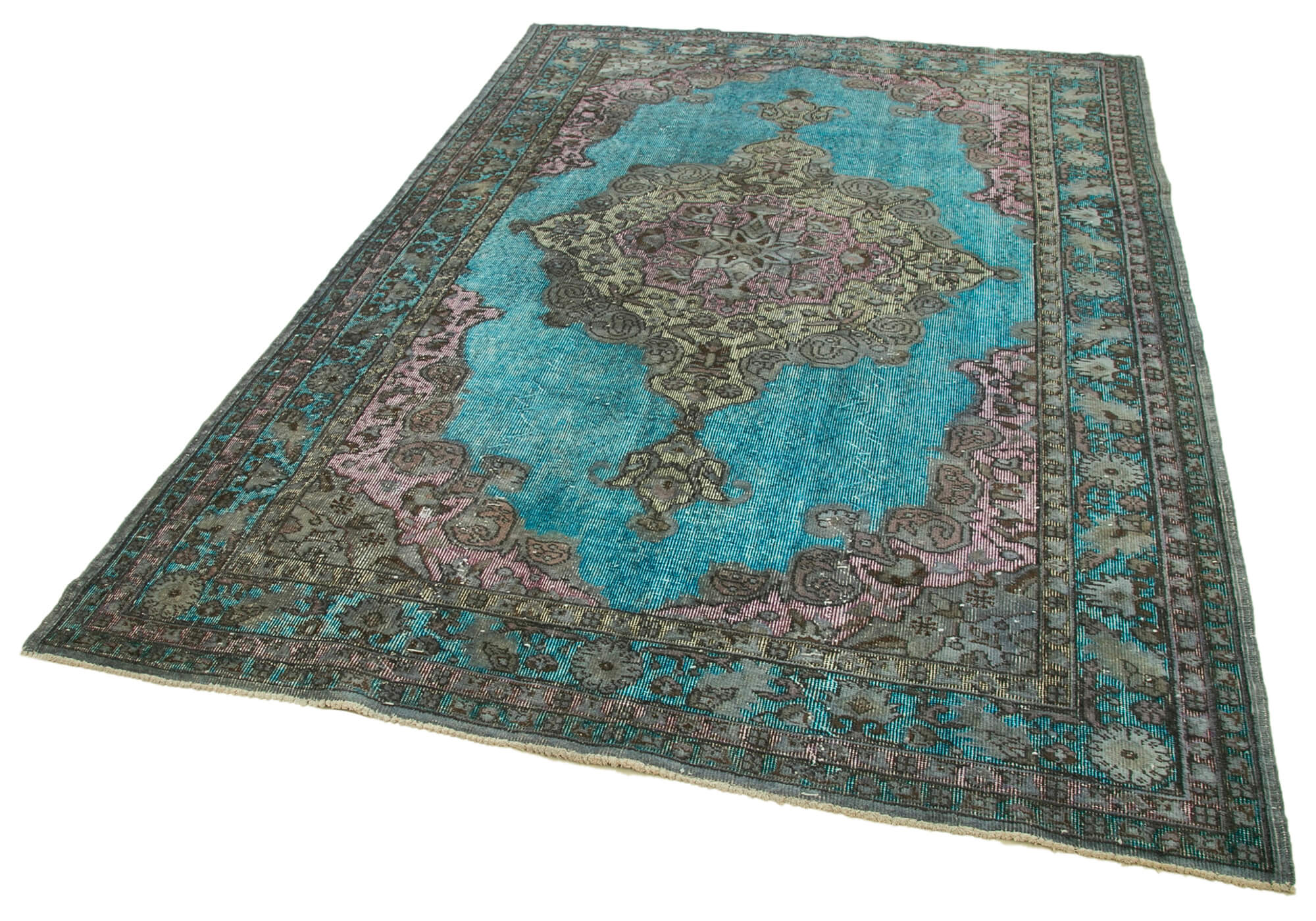 6x9 Grey Over Dyed Rug - 22280