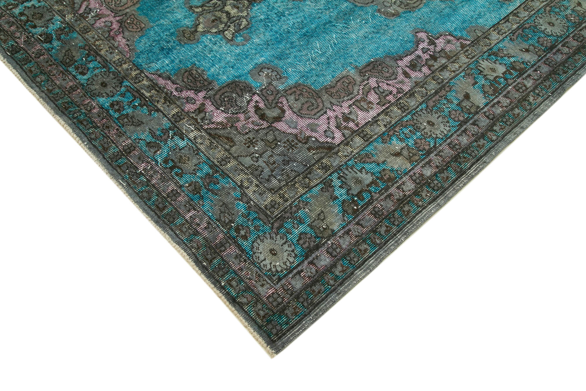 6x9 Grey Over Dyed Rug - 22280