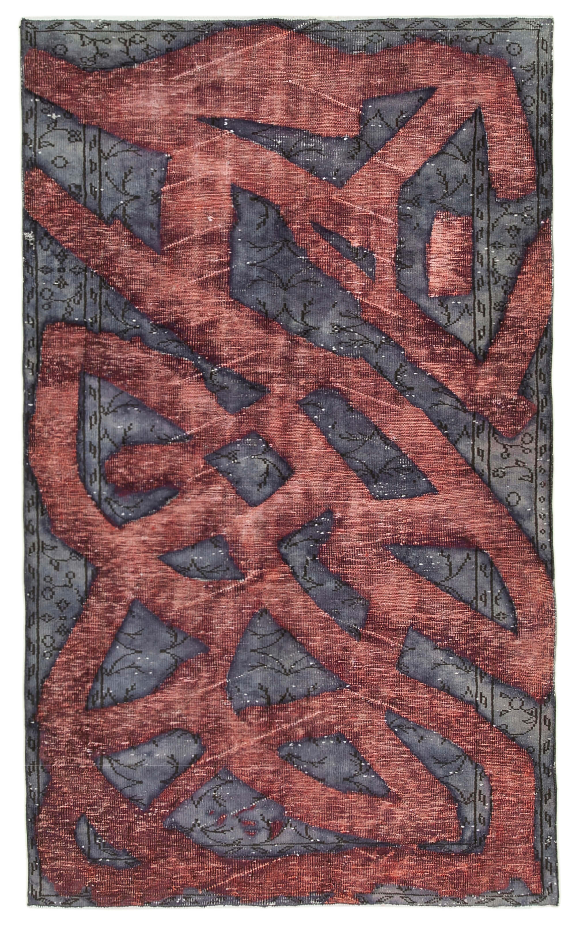 5x9 Purple Over Dyed Rug - 22282
