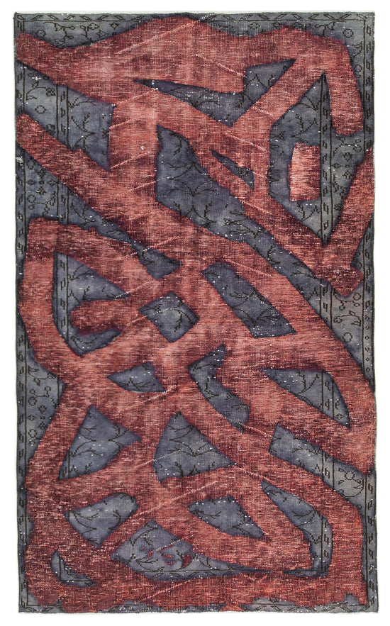 5x9 Purple Over Dyed Rug - 22282