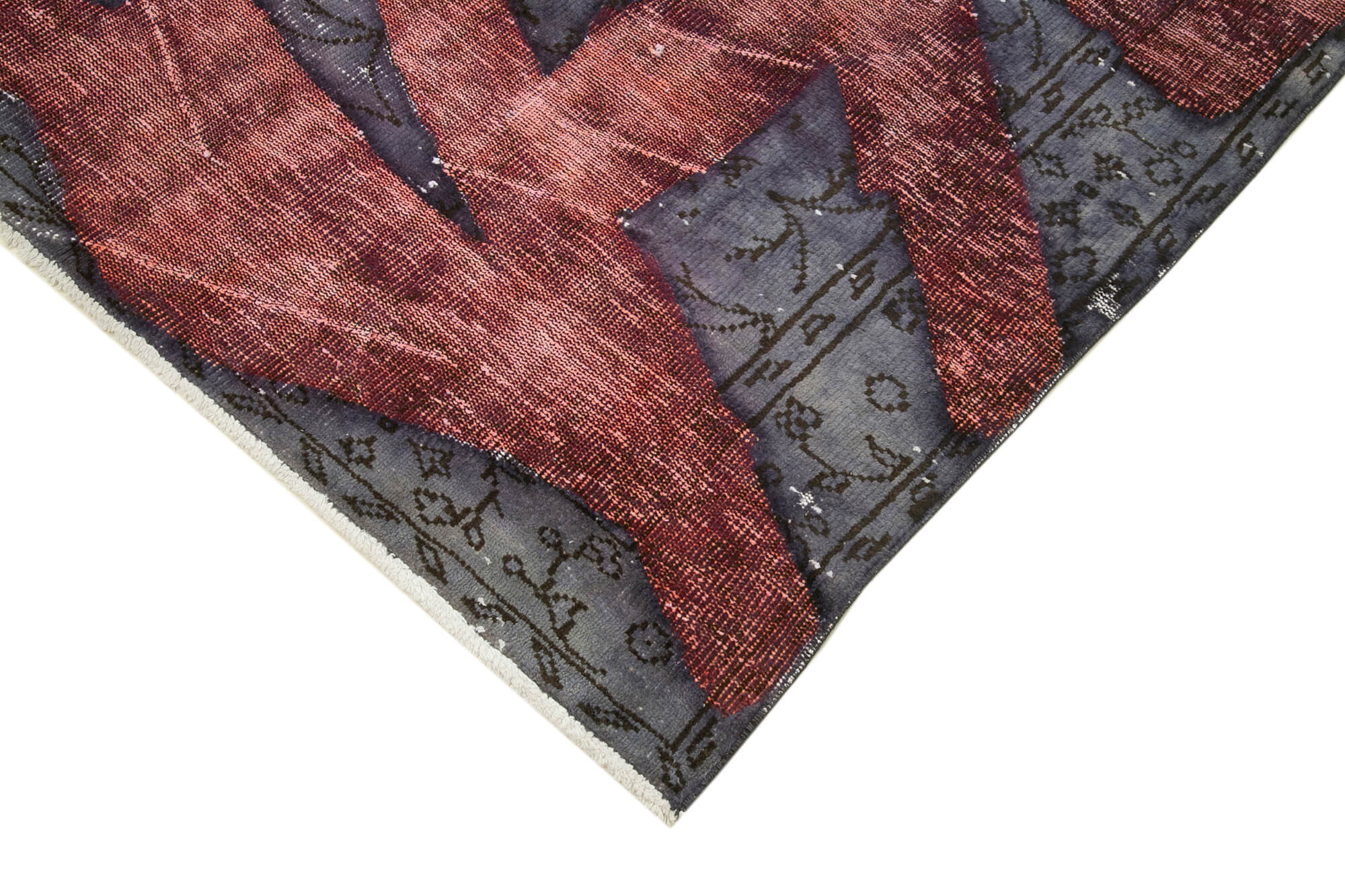 5x9 Purple Over Dyed Rug - 22282