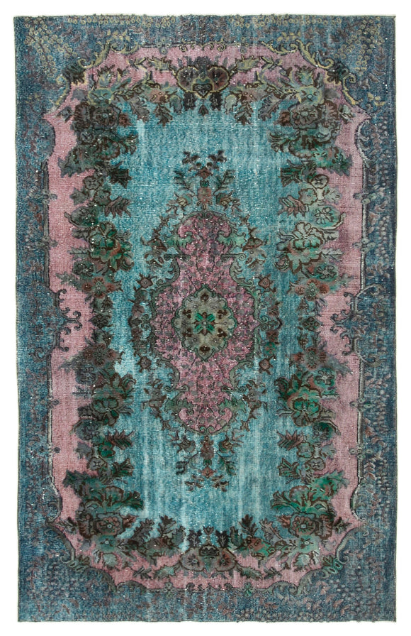 6x9 Blue Over Dyed Rug - 22283